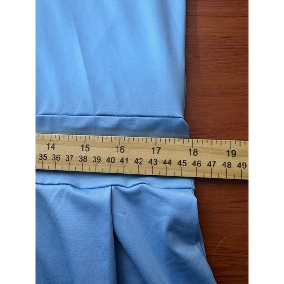 Byrdie Golf Sleeveless Blue Zip Pleated‎ Dress Sz M Tennis Pickleball Activewear - Picture 9 of 12